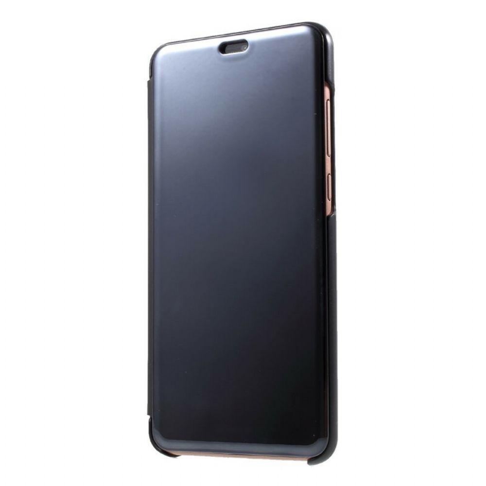 Bescherming Hoesje voor Huawei P20 Pro Folio-hoesje Spiegel En Leereffect
