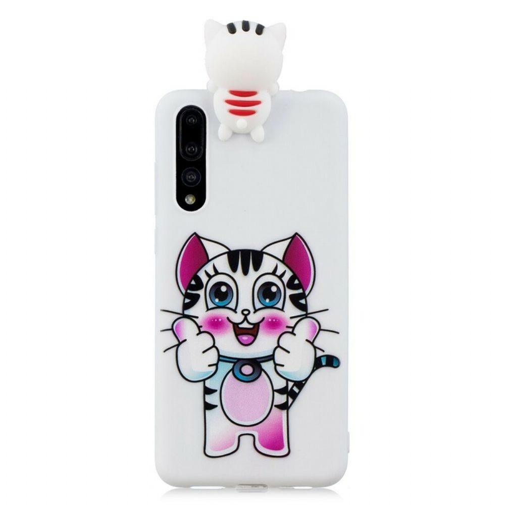 Hoesje voor Huawei P20 Pro 3d Kattenpret