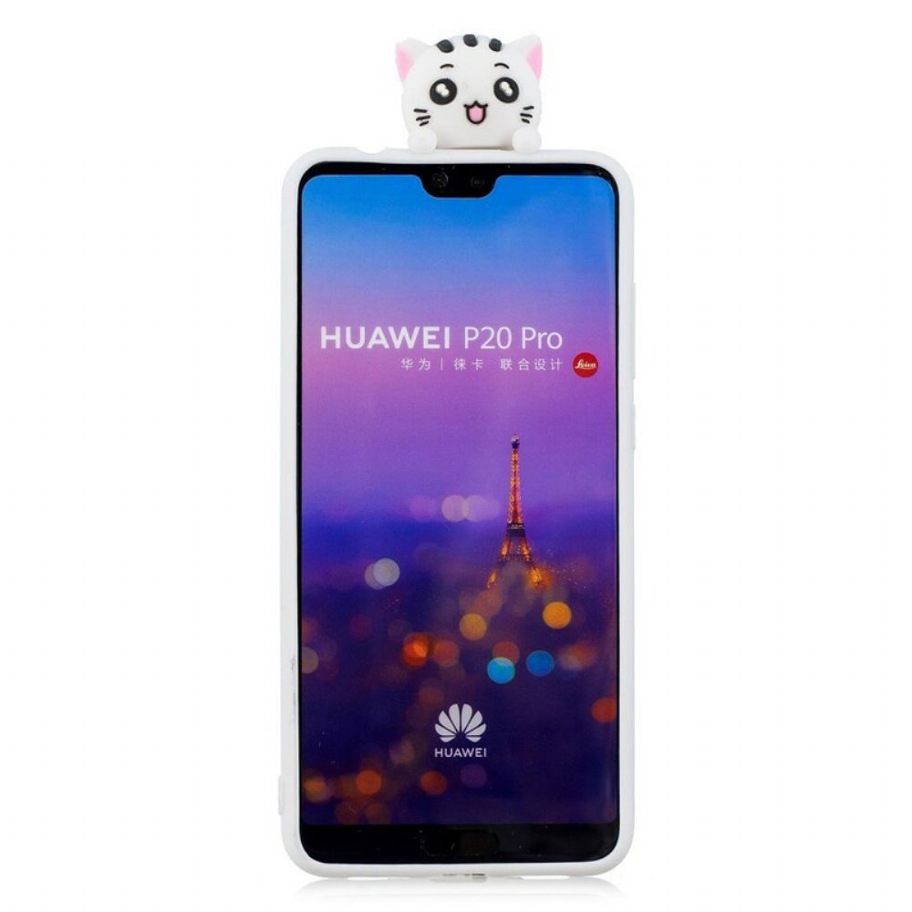 Hoesje voor Huawei P20 Pro 3d Kattenpret