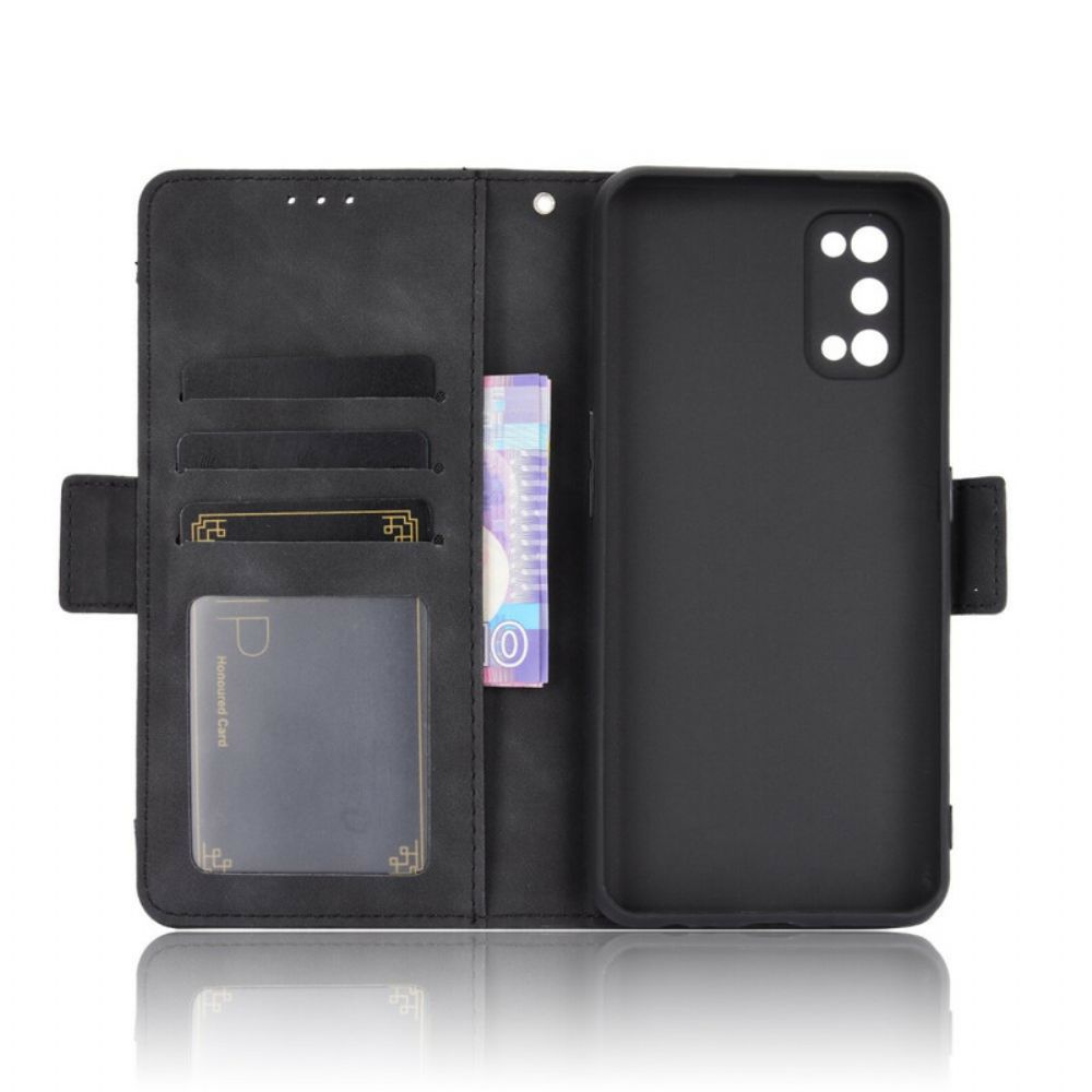 Flip Case voor Realme 7 Pro Eerste Klas Multi-kaart