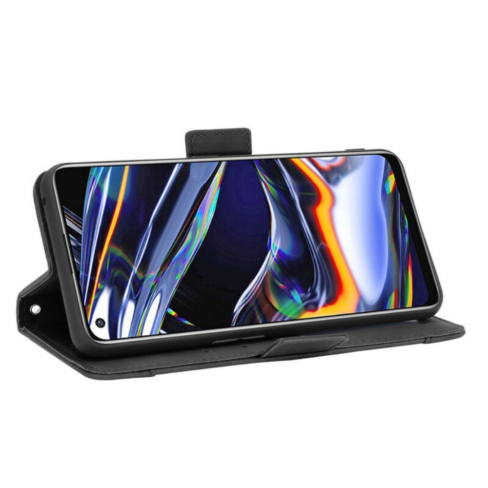 Flip Case voor Realme 7 Pro Eerste Klas Multi-kaart