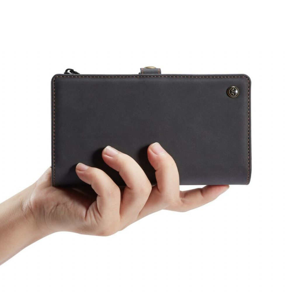 Folio-hoesje voor Samsung Galaxy Note 10 Caseme Vintage Leer
