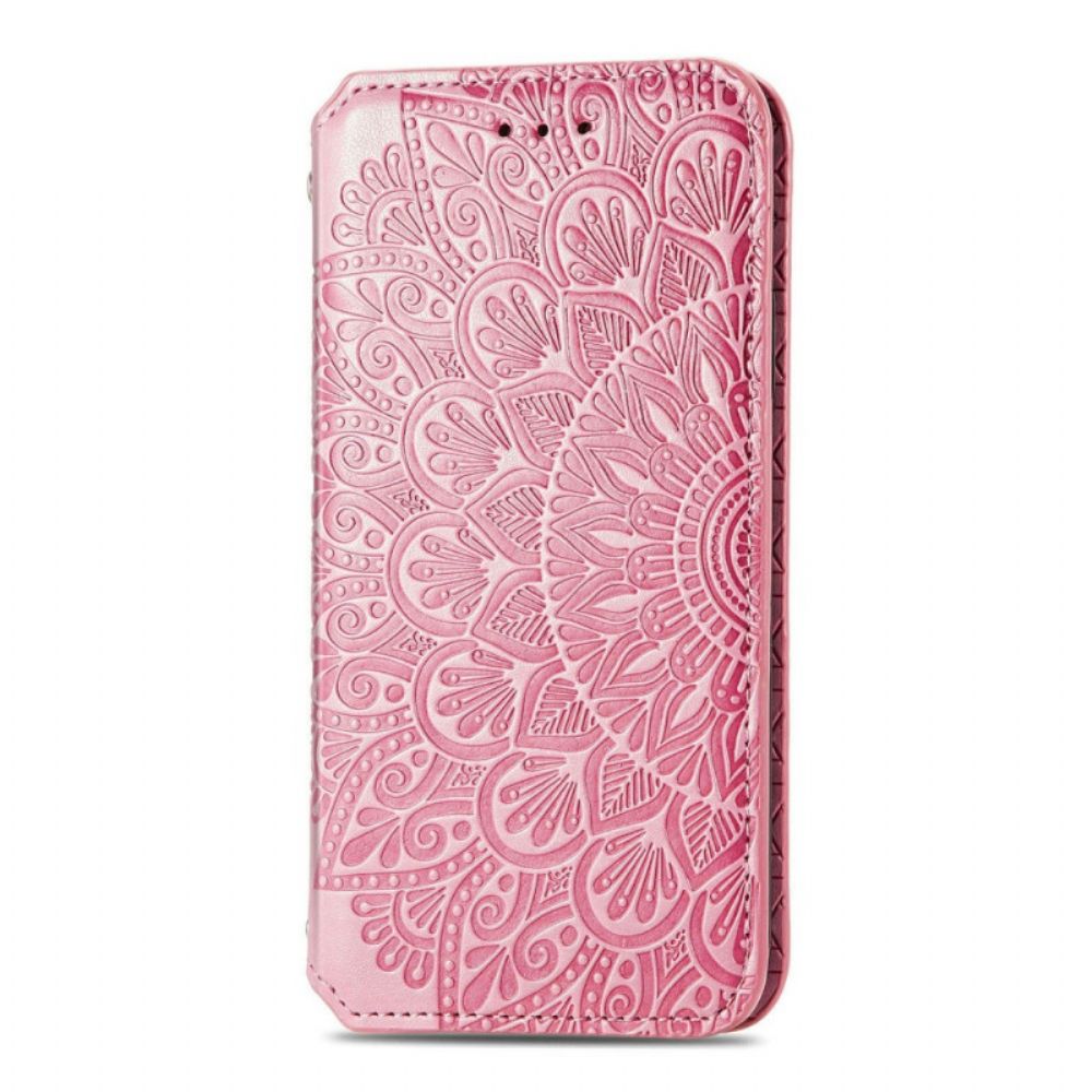 Bescherming Hoesje voor Motorola Edge 20 Folio-hoesje Mandala's