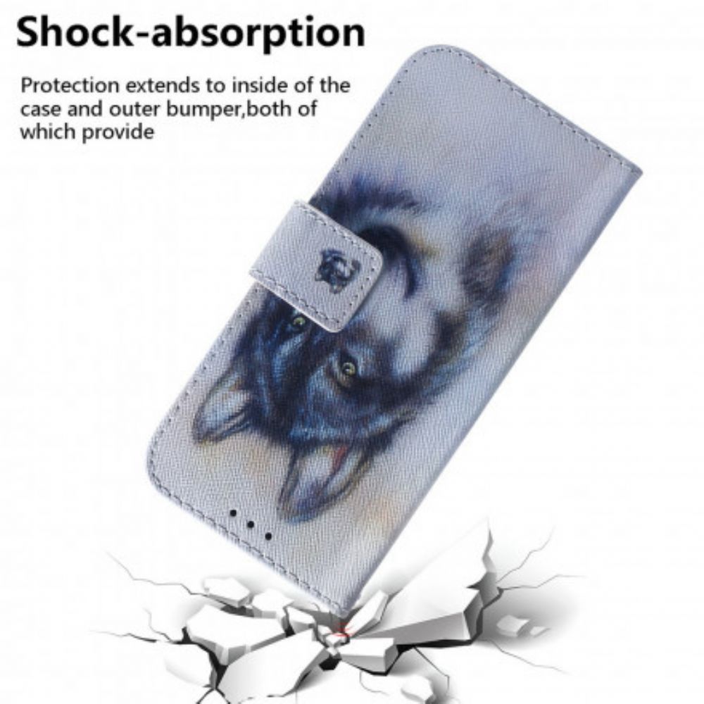 Flip Case voor Motorola Edge 20 Hondsblik