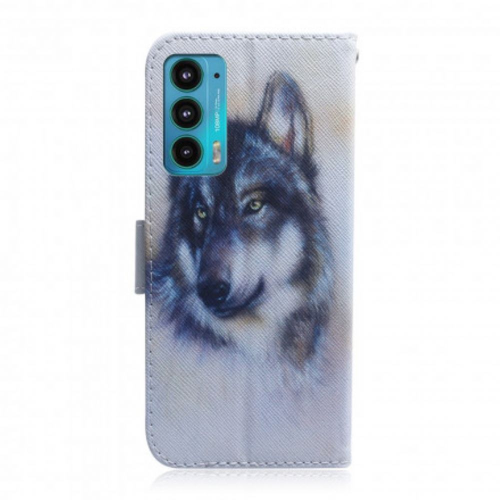 Flip Case voor Motorola Edge 20 Hondsblik
