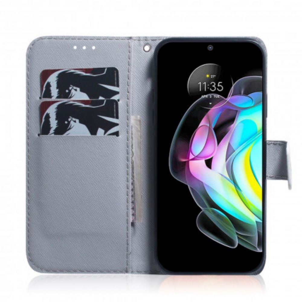 Flip Case voor Motorola Edge 20 Hondsblik