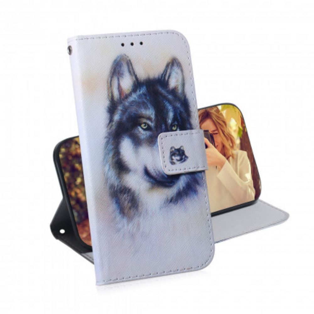 Flip Case voor Motorola Edge 20 Hondsblik