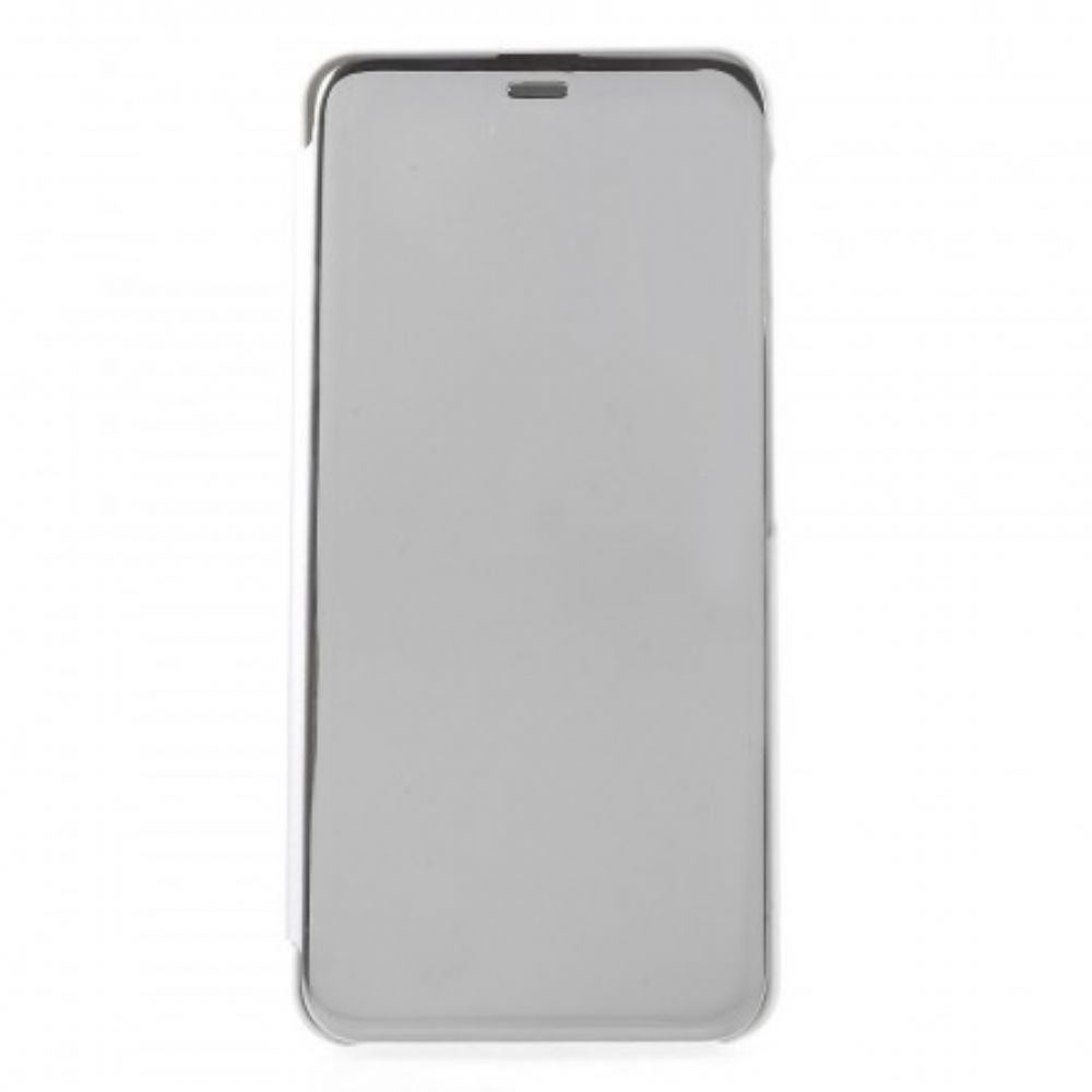 Bescherming Hoesje voor Samsung Galaxy A7 Spiegel En Leereffect