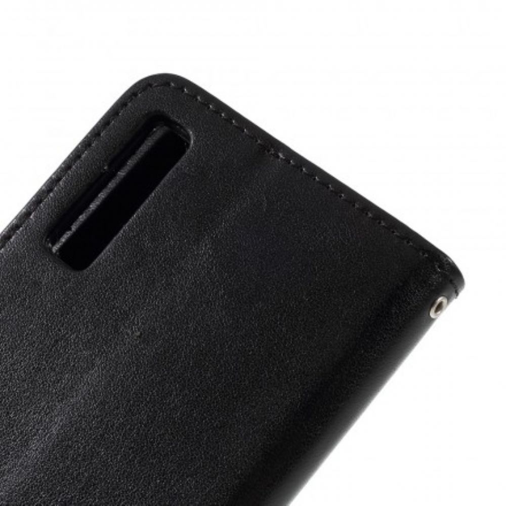 Folio-hoesje voor Samsung Galaxy A7 Met Ketting Vlinders En Bandjesbloemen
