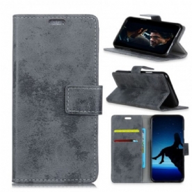 Folio-hoesje voor Samsung Galaxy A7 Vintage Leereffect