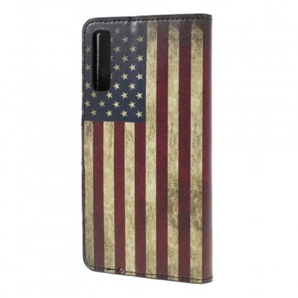 Folio-hoesje voor Samsung Galaxy A7 Vlag Van De Vs