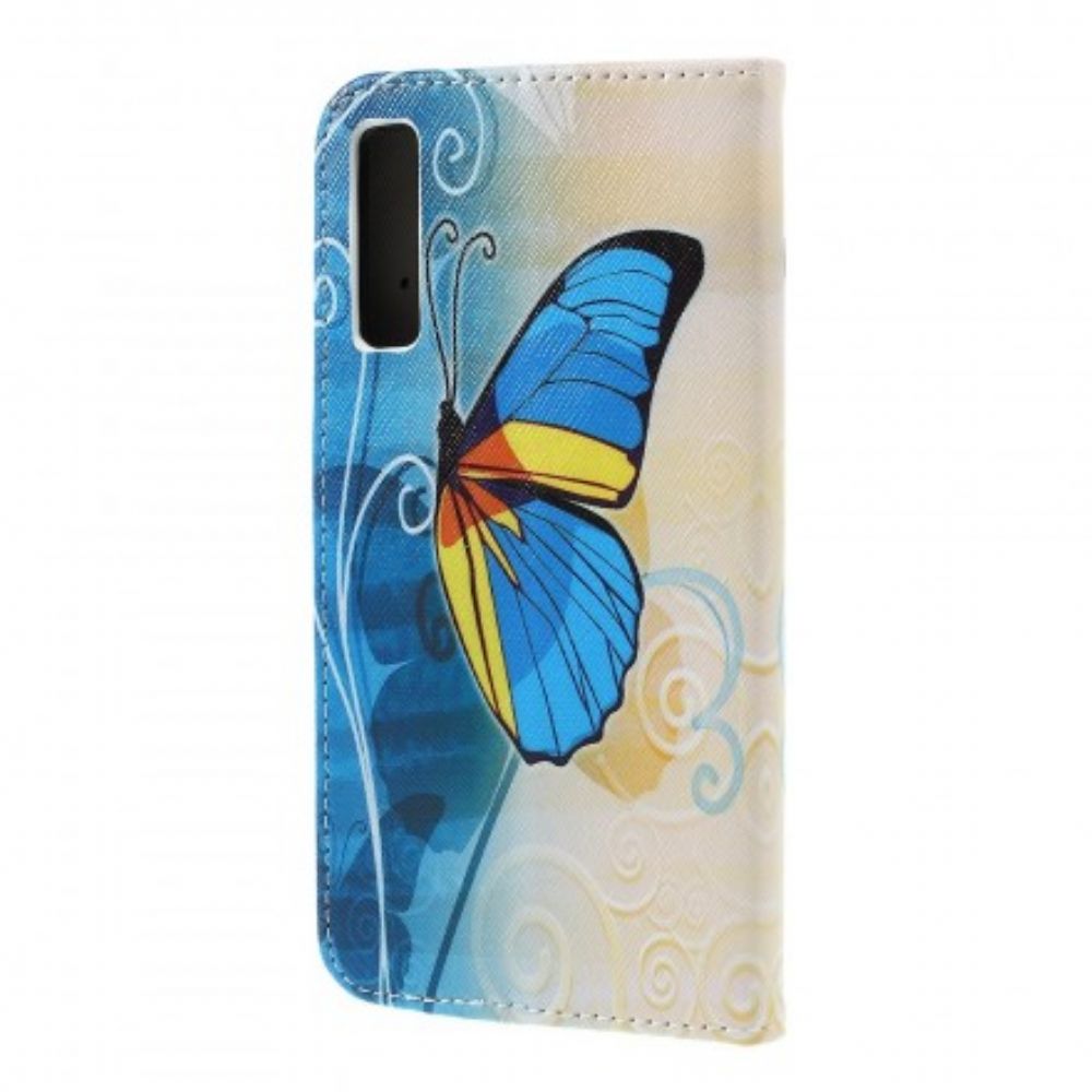 Folio-hoesje voor Samsung Galaxy A7 Vlinders