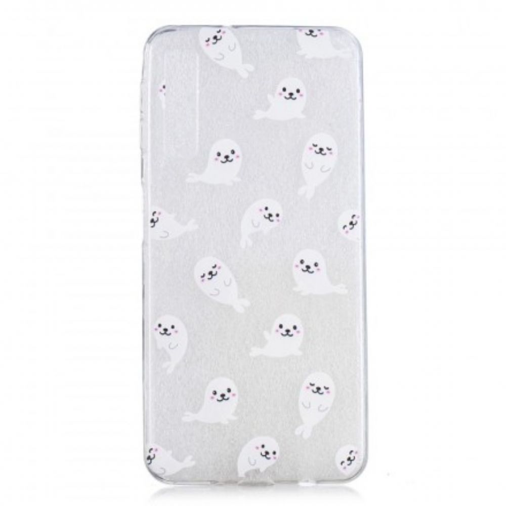 Hoesje voor Samsung Galaxy A7 Naadloze Zeeleeuwen Plezier