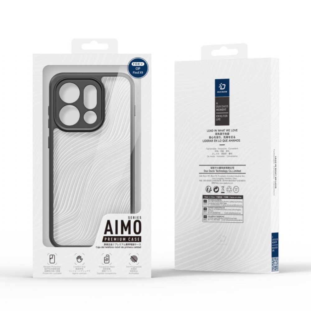 Cover Hoesje Oppo Find X9 5g Telefoonhoesje Aimo Series Dux Ducis