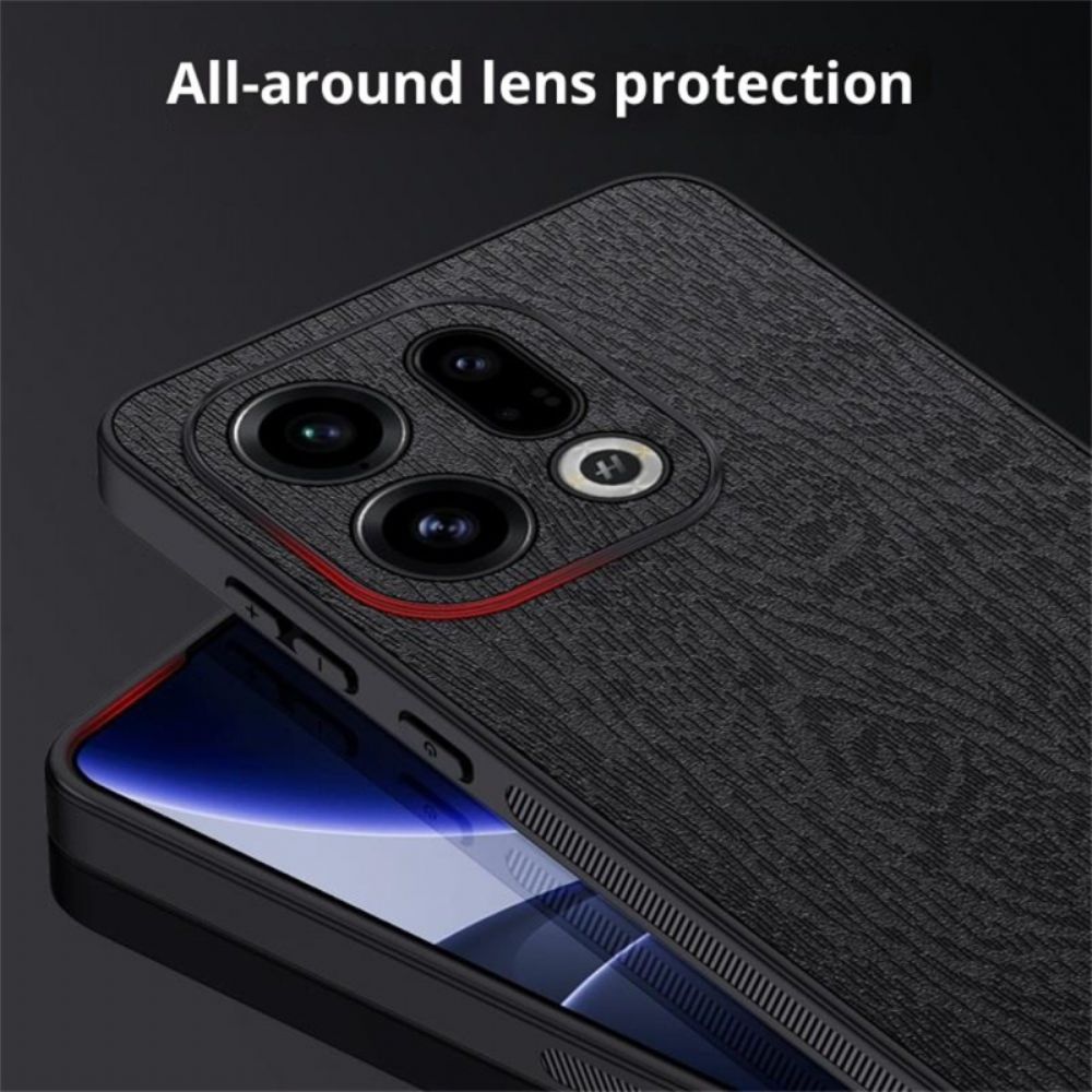 Cover Hoesje Oppo Find X9 5g Telefoonhoesje Houtstructuur