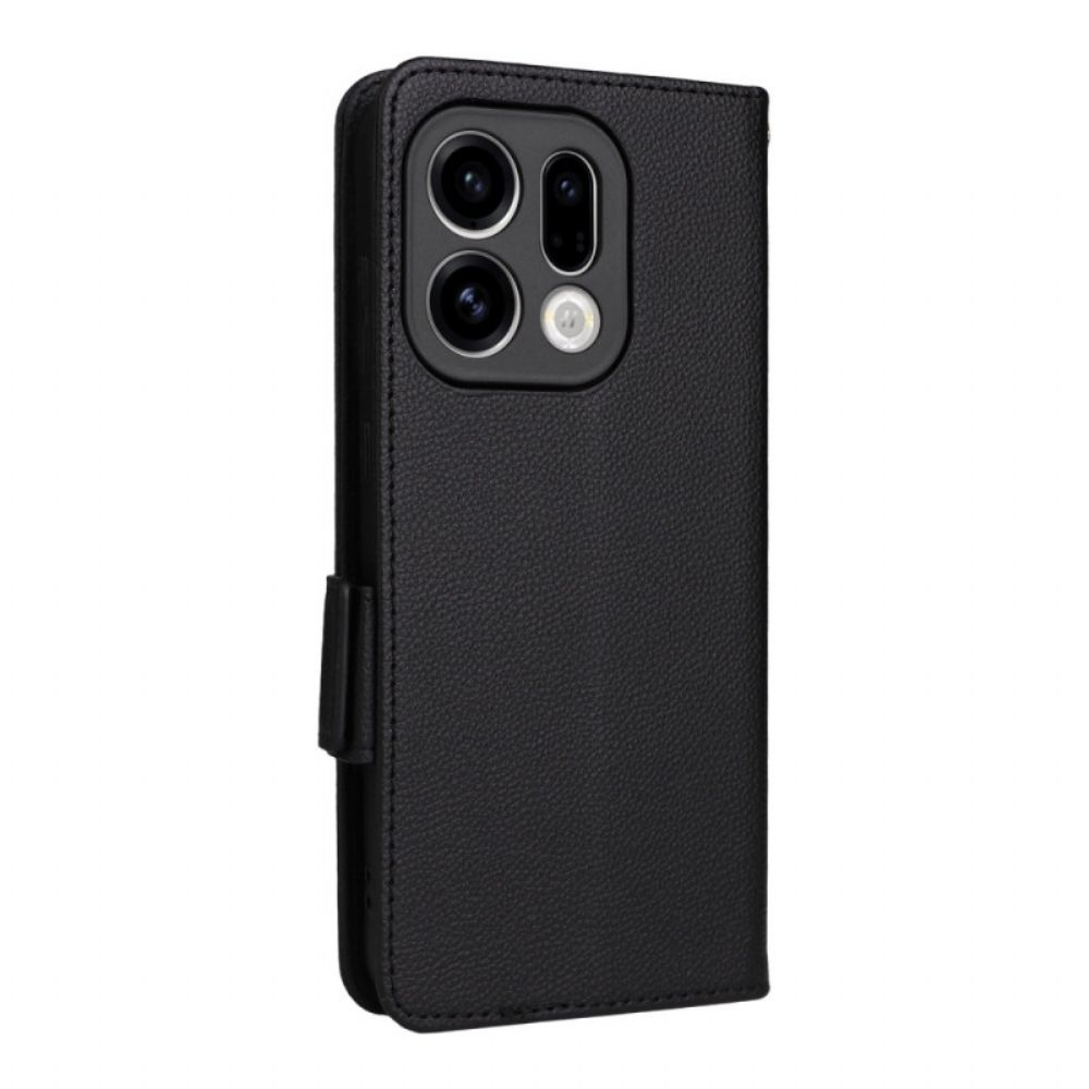 Folio-hoesje Oppo Find X9 5g Kunstleer Met Bandje