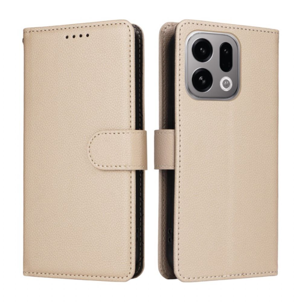 Folio-hoesje Oppo Find X9 5g Telefoonhoesje Rfid-bescherming