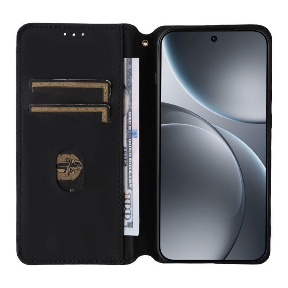 Folio-hoesje Voor Oppo Find X9 5g Diamantpatroon