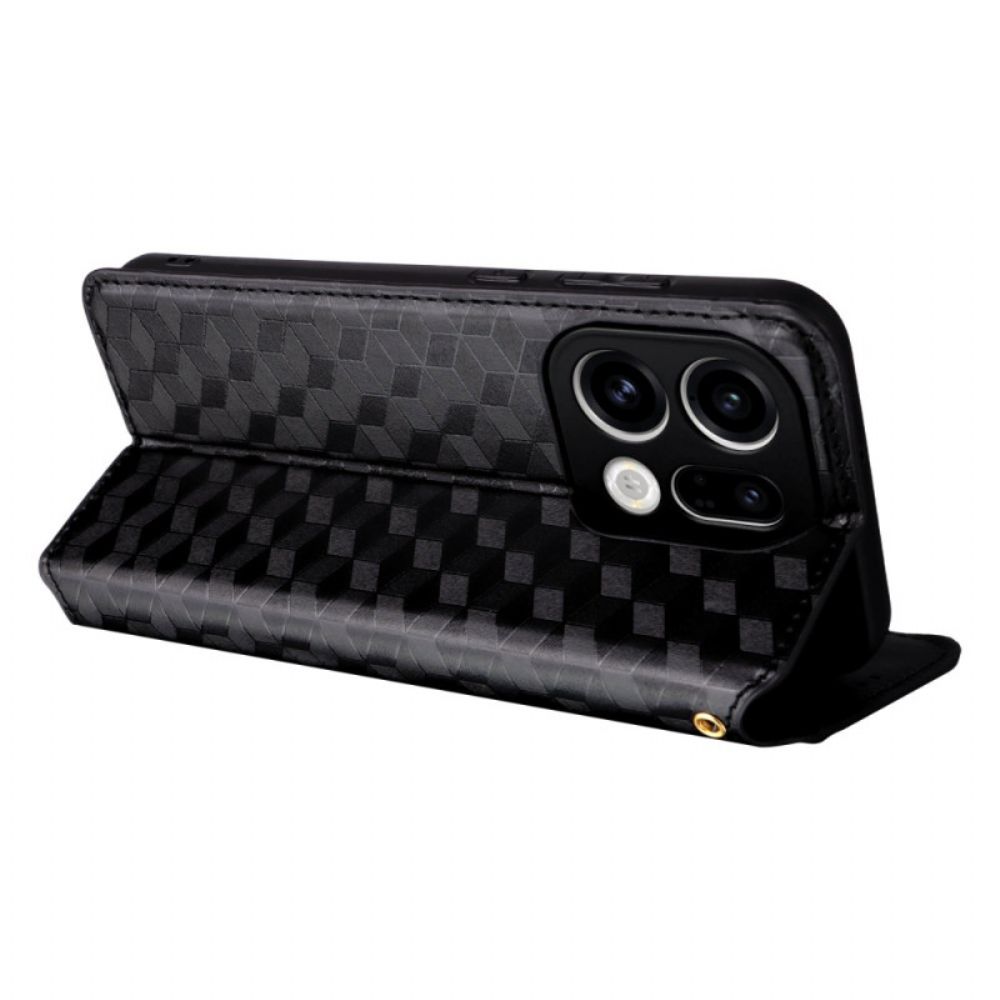 Folio-hoesje Voor Oppo Find X9 5g Diamantpatroon