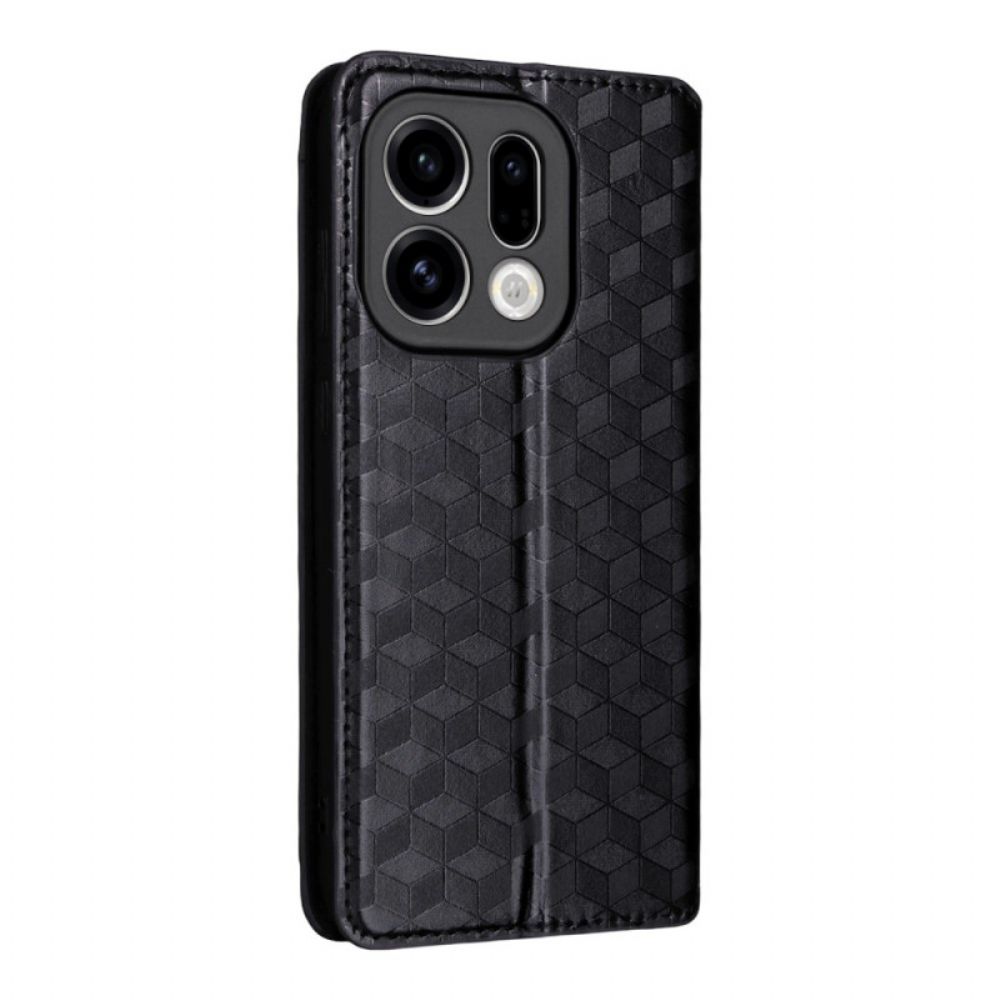 Folio-hoesje Voor Oppo Find X9 5g Diamantpatroon