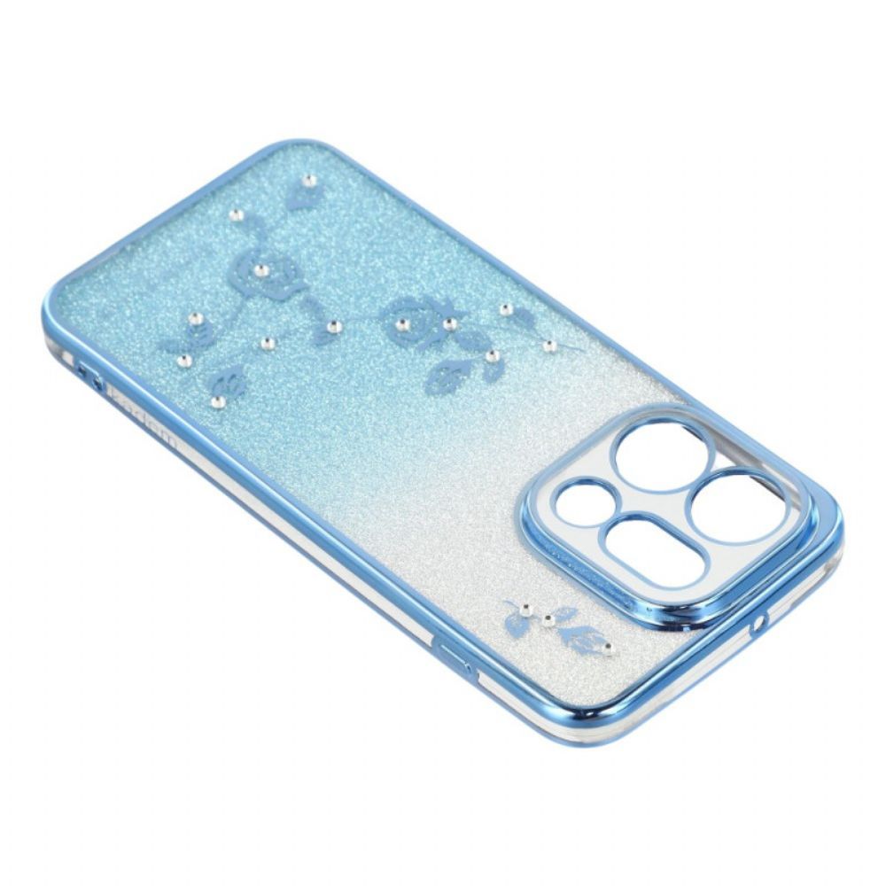 Hoesje Oppo Find X9 5g Kadem Bloemen En Pailletten Bescherming Hoesje