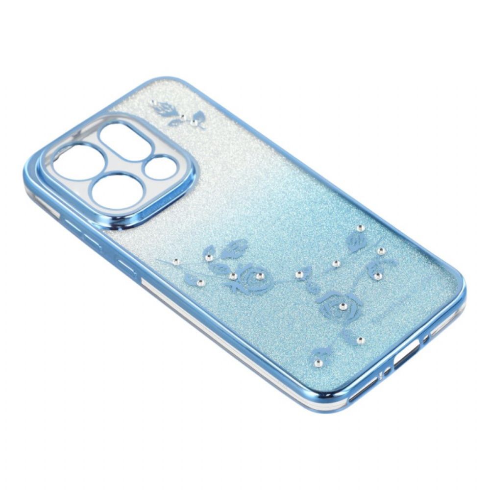 Hoesje Oppo Find X9 5g Kadem Bloemen En Strass Bandjes