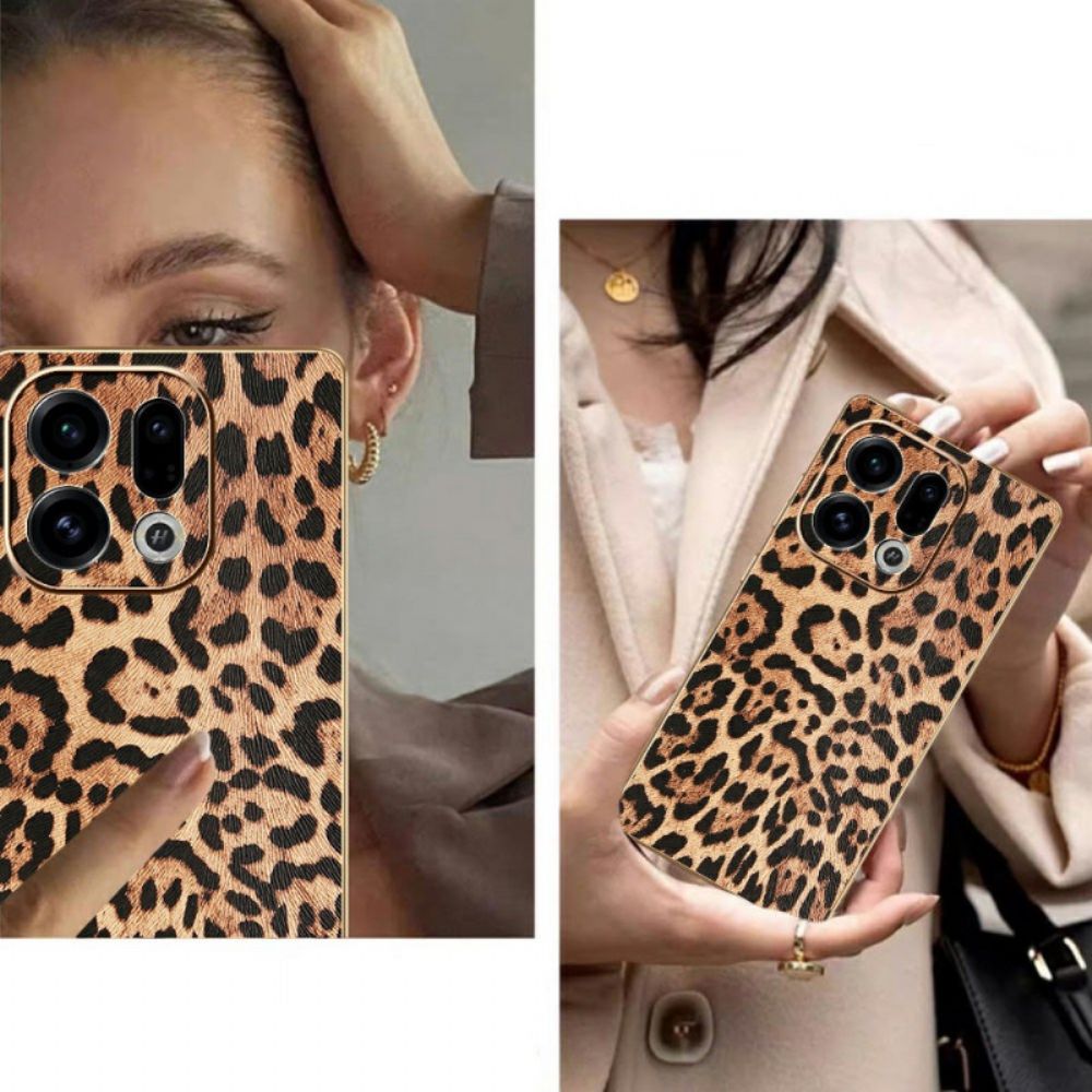 Hoesje Oppo Find X9 5g Luipaardprint Bescherming Hoesje