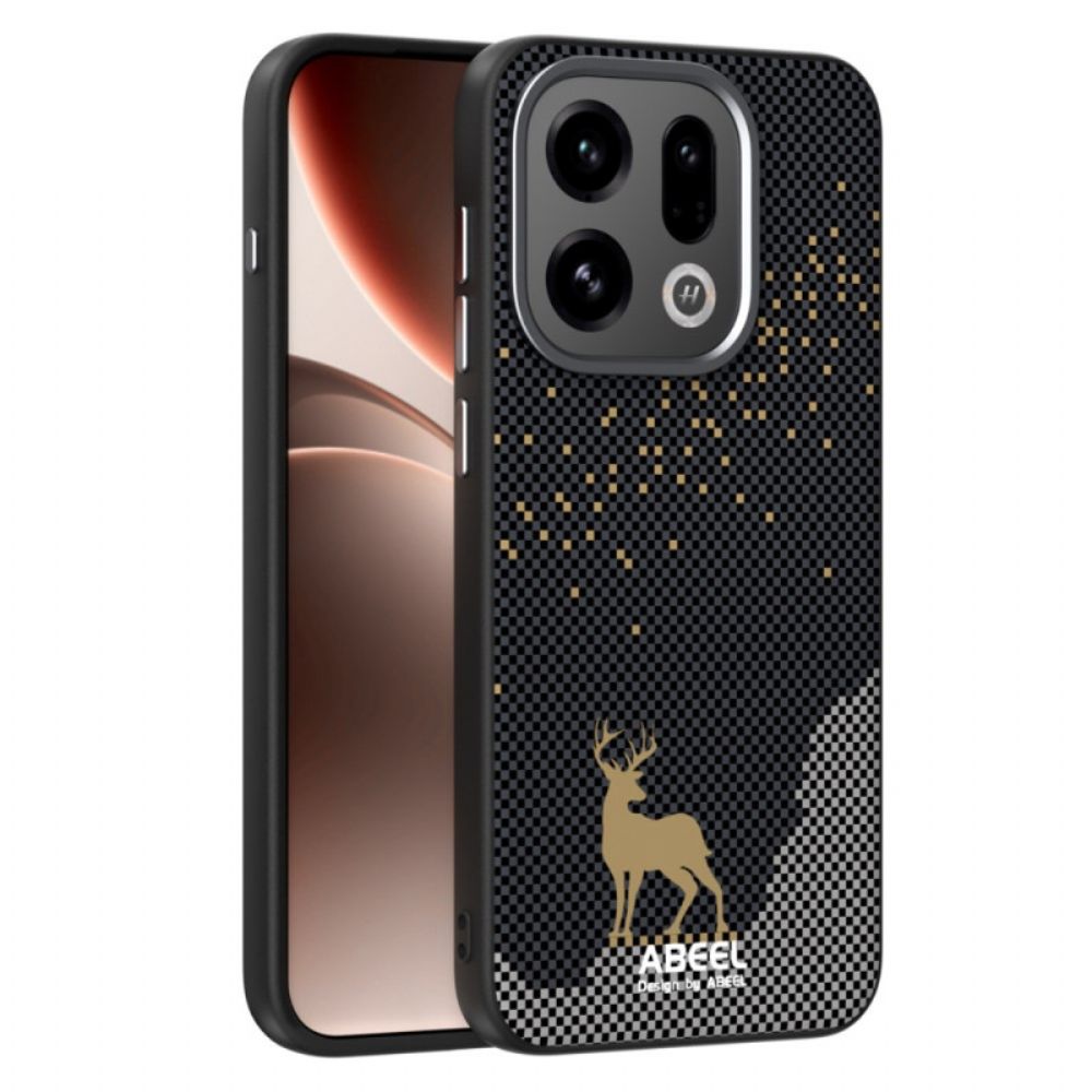 Hoesje Oppo Find X9 5g Magsafe Abeel Patroon Bescherming Hoesje
