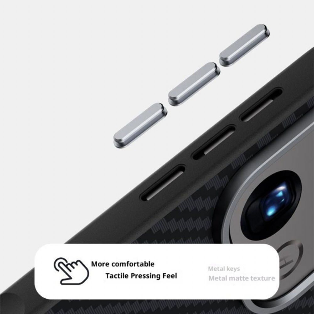 Hoesje Oppo Find X9 5g Magsafe Koolstofvezeltextuur Abeel Bescherming Hoesje