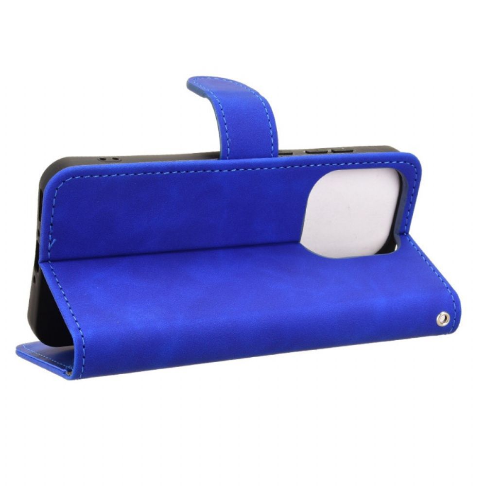 Leren Hoesje Oppo Find X9 5g Suède-effect Bescherming Hoesje