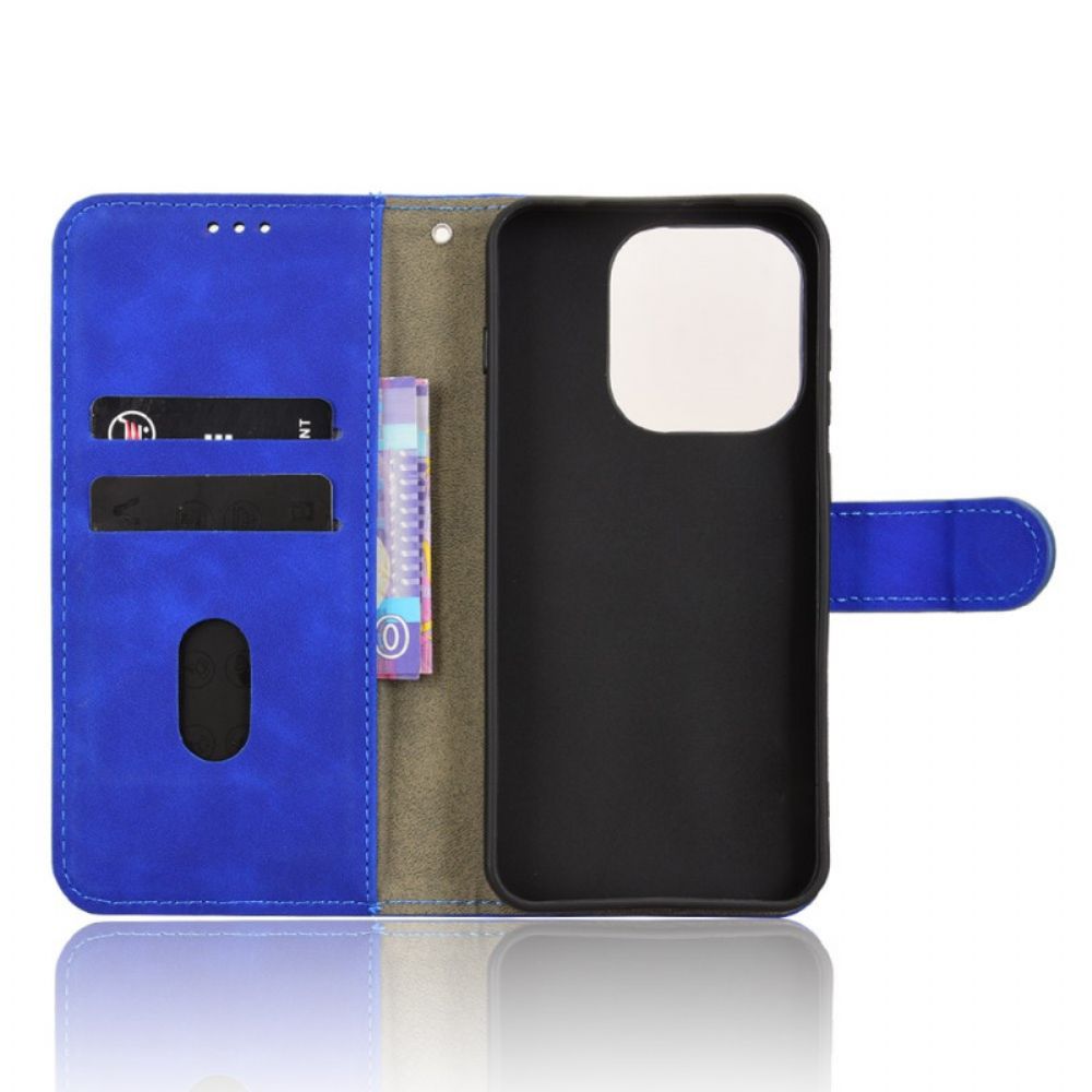 Leren Hoesje Oppo Find X9 5g Suède-effect Bescherming Hoesje