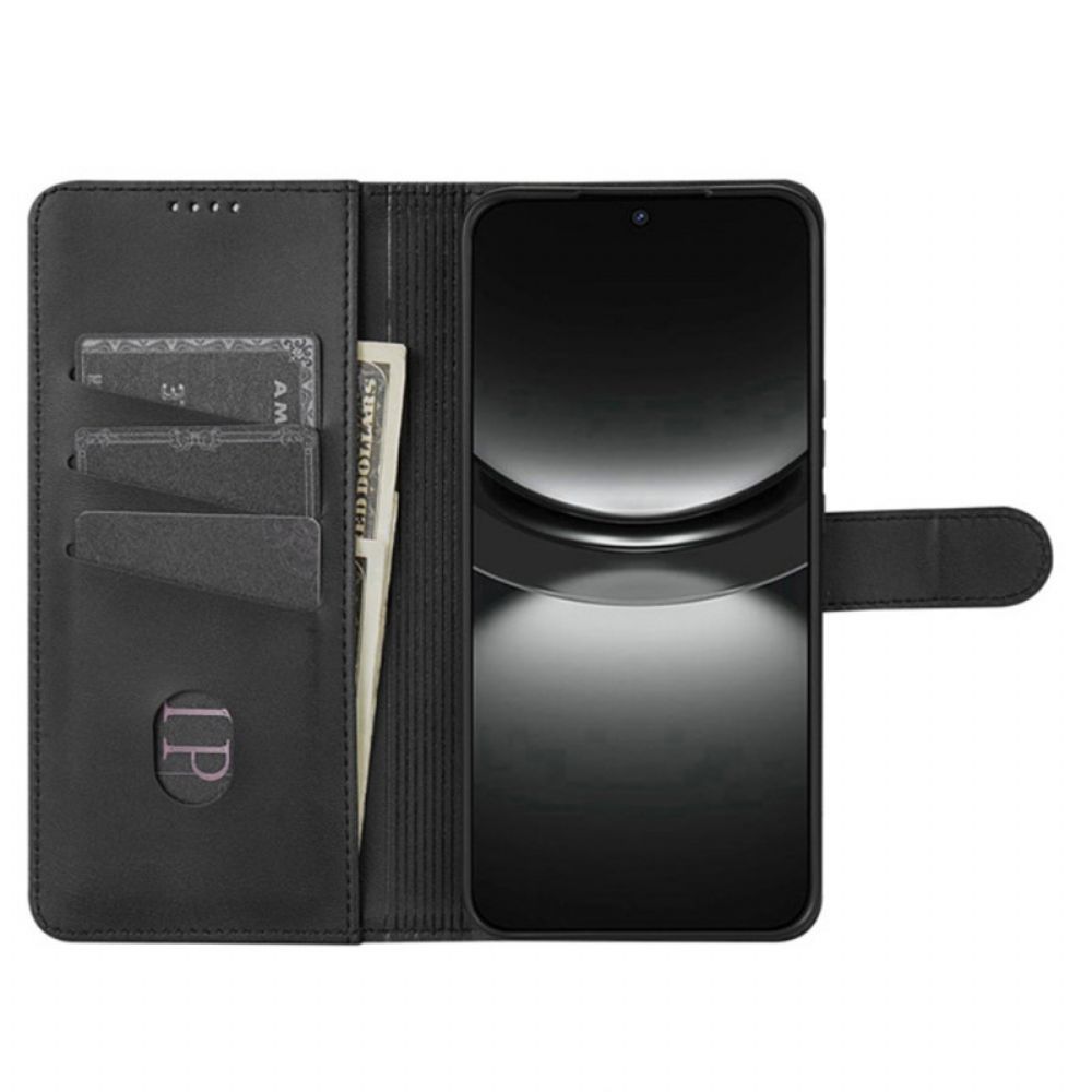 Leren Hoesje Voor Oppo Find X9 5g Azns Leer-effect