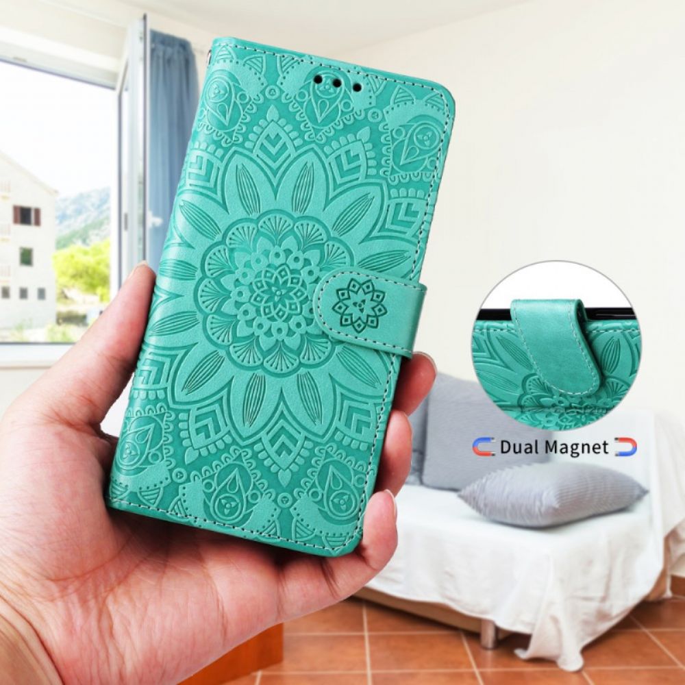 Leren Hoesje Voor Oppo Find X9 5g Mandala