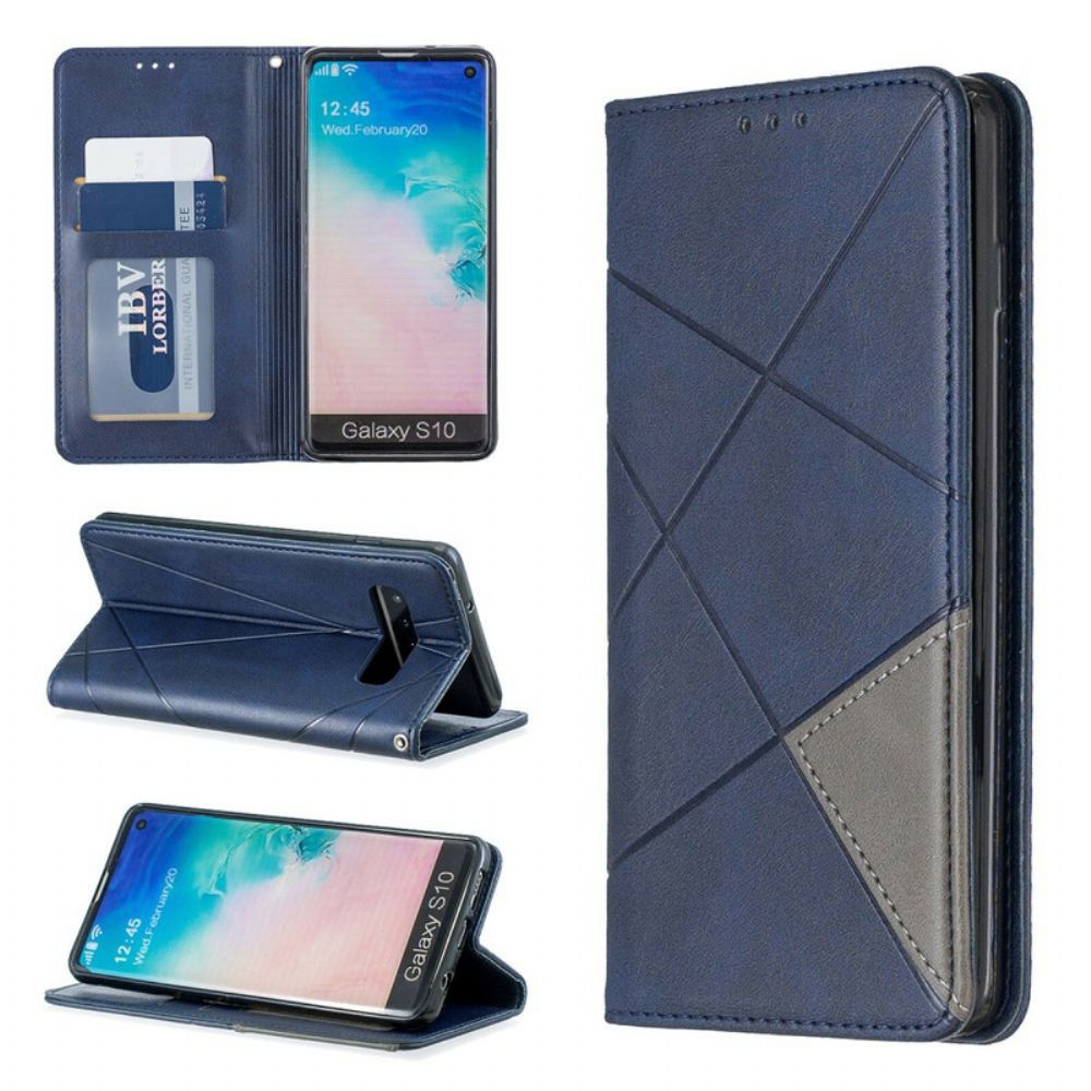 Bescherming Hoesje voor Samsung Galaxy S10 Folio-hoesje Artiestenstijl
