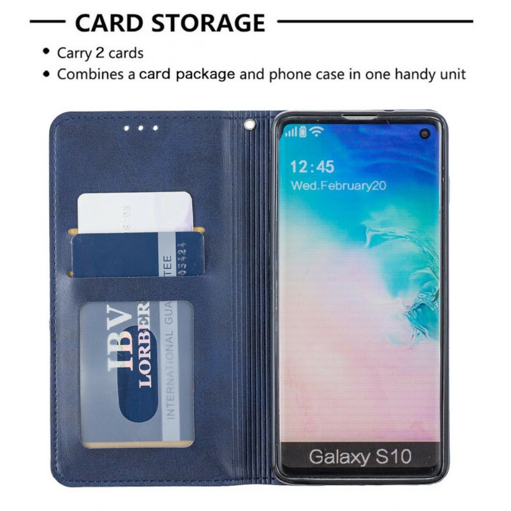 Bescherming Hoesje voor Samsung Galaxy S10 Folio-hoesje Artiestenstijl