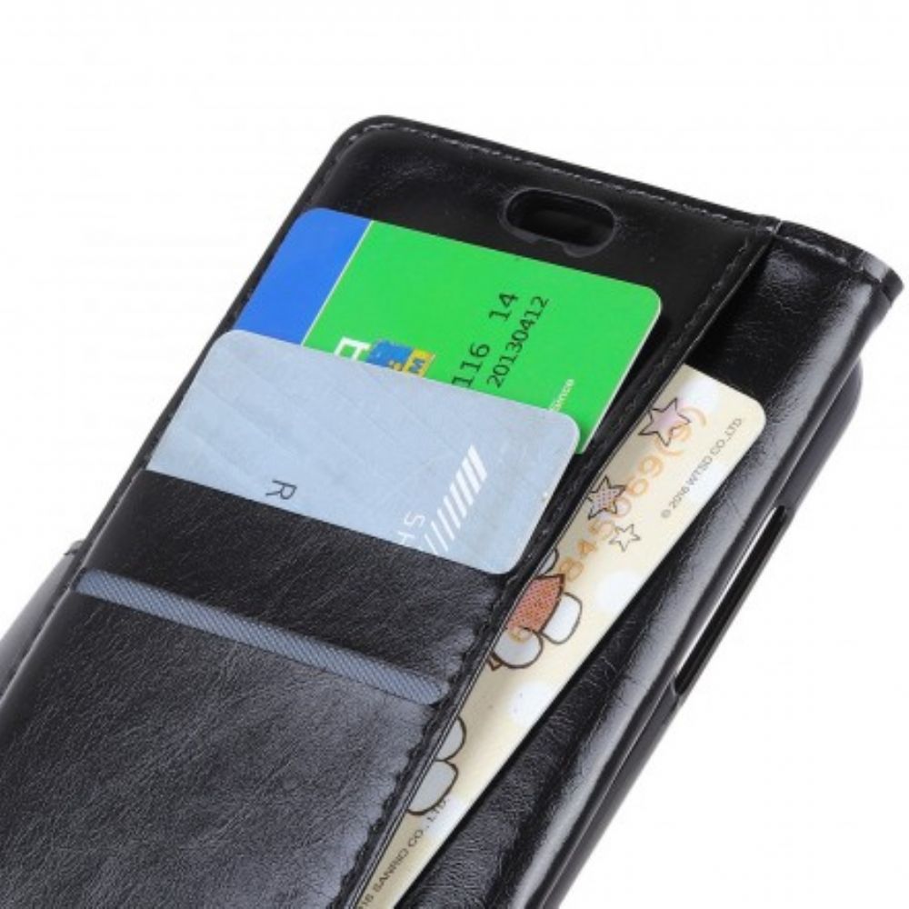 Leren Hoesje voor Samsung Galaxy S10 Glanzend Leereffect