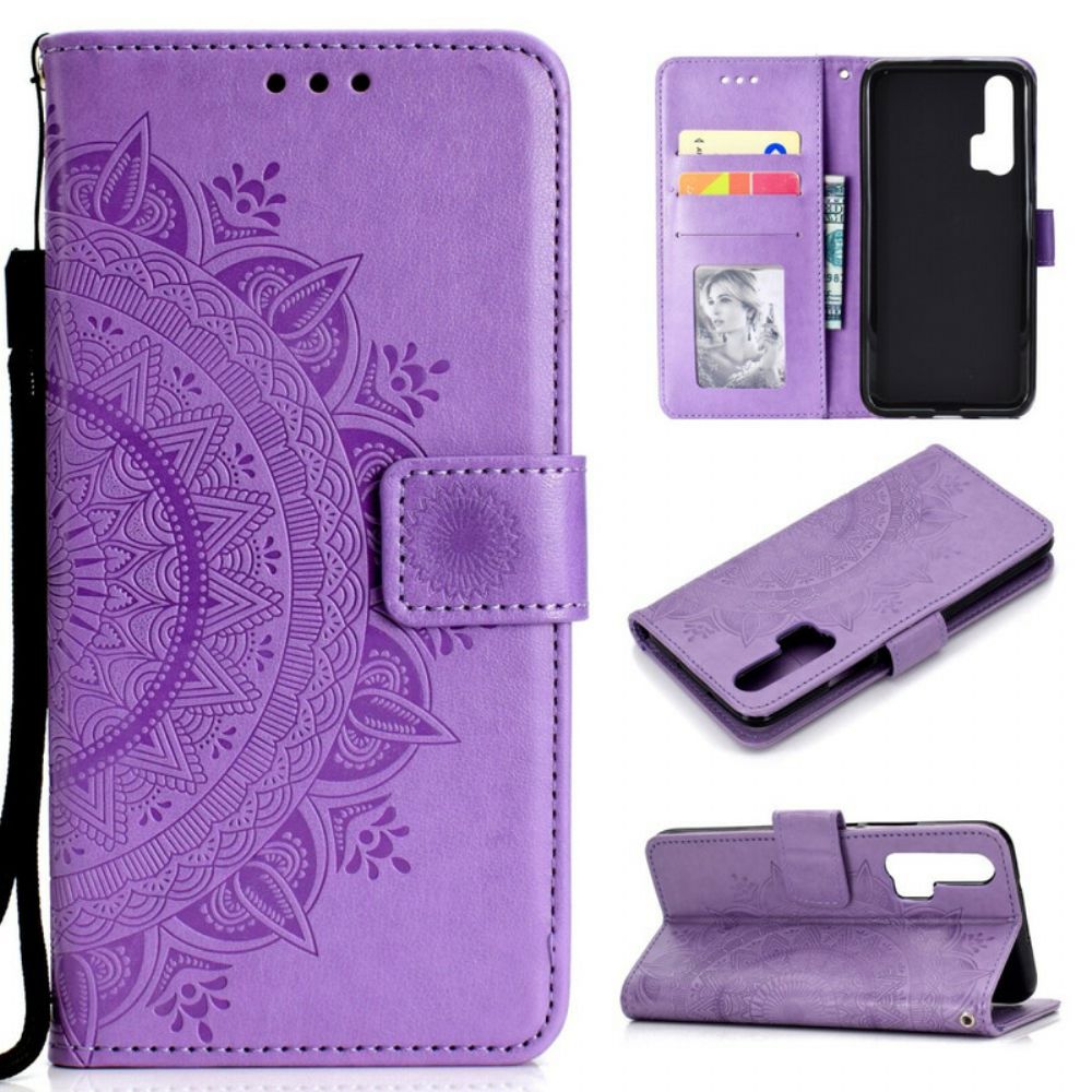 Folio-hoesje voor Honor 20 Pro Zon Mandala