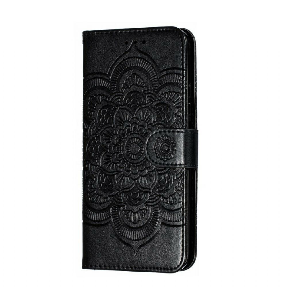 Leren Hoesje voor Honor 20 Pro Met Ketting Mandala Met Volledige Riem