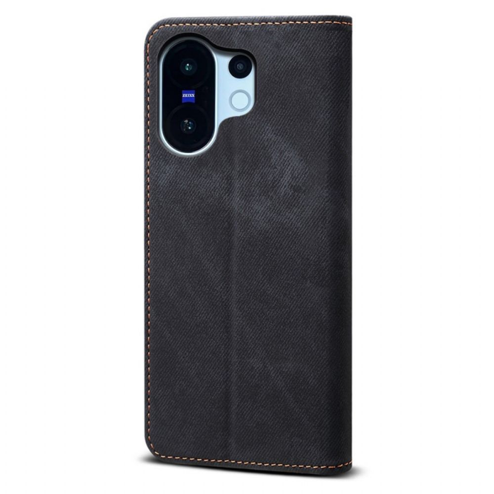 Folio-hoesje Voor Vivo X200 Fe Denimstof