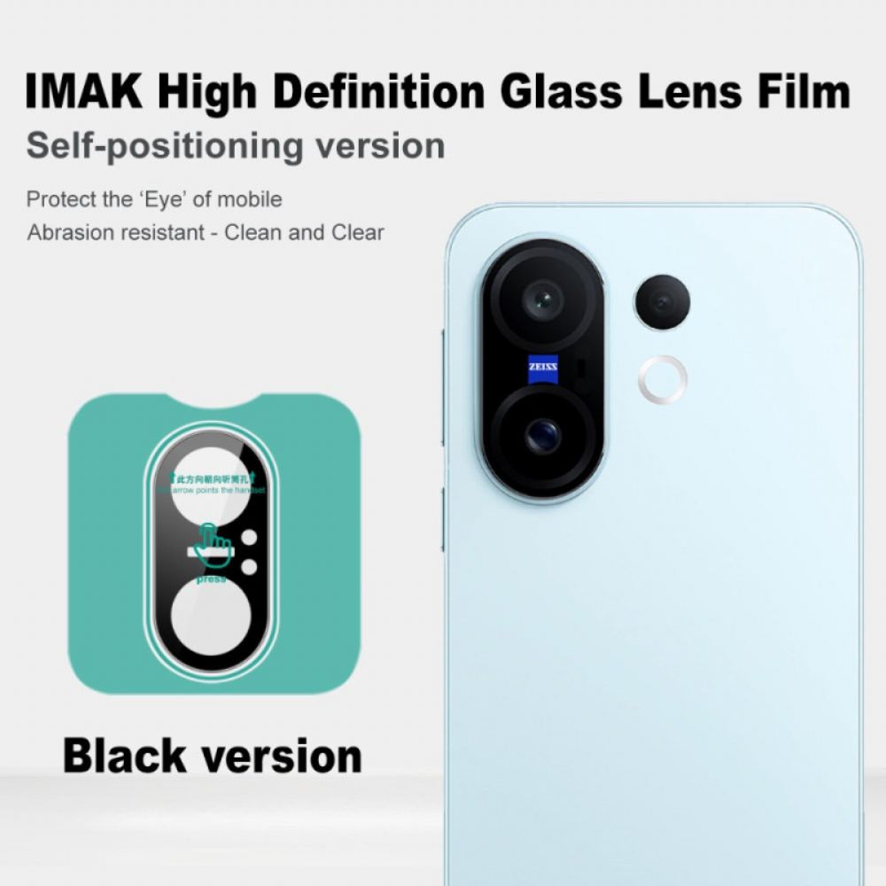 Gehard Glazen Lensbeschermer Voor Vivo X200 Fe Met Zelfaanpassend Frame (zwarte Versie)