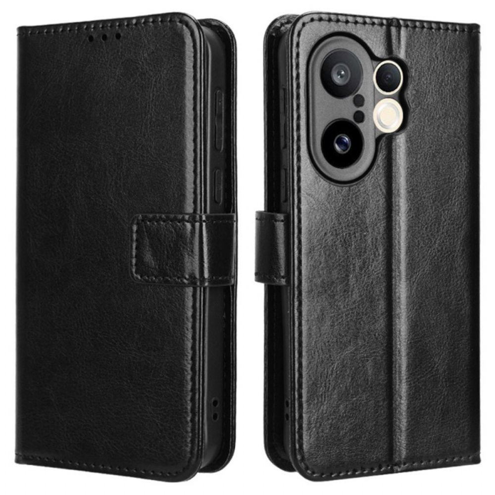 Leren Hoesje Voor Vivo X200 Fe Opvallend Imitatieleer