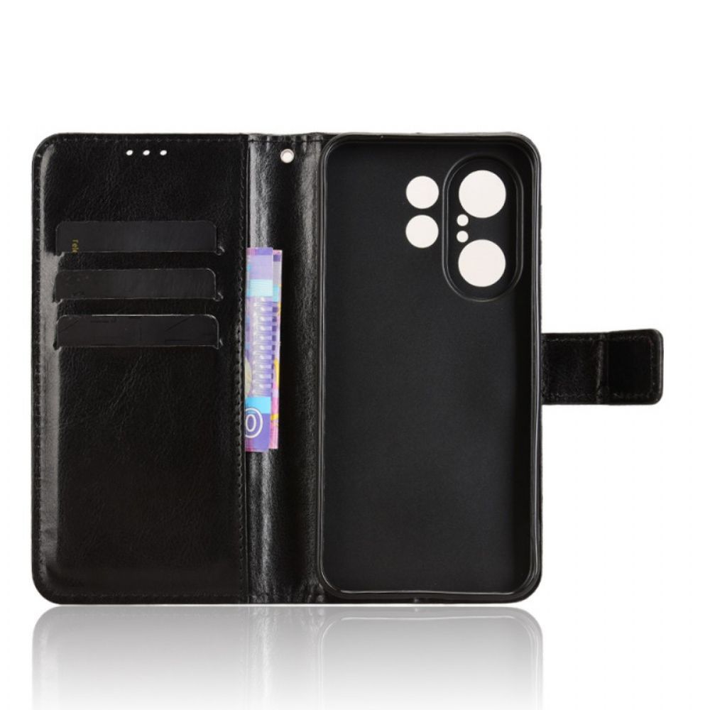 Leren Hoesje Voor Vivo X200 Fe Opvallend Imitatieleer