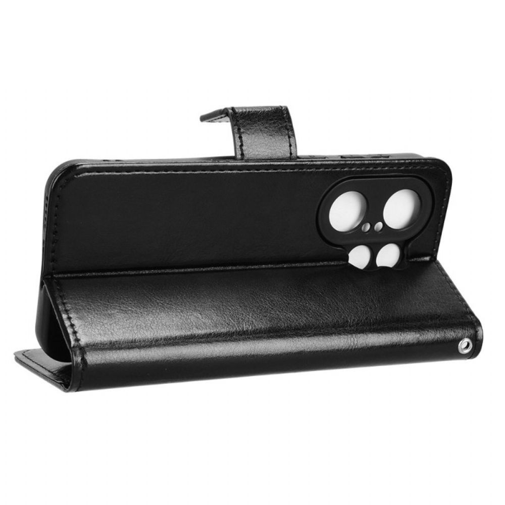 Leren Hoesje Voor Vivo X200 Fe Opvallend Imitatieleer