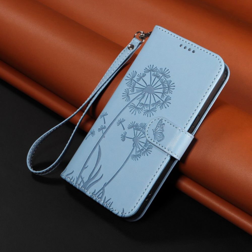 Leren Hoesje Voor Vivo X200 Fe Paardenbloembandje