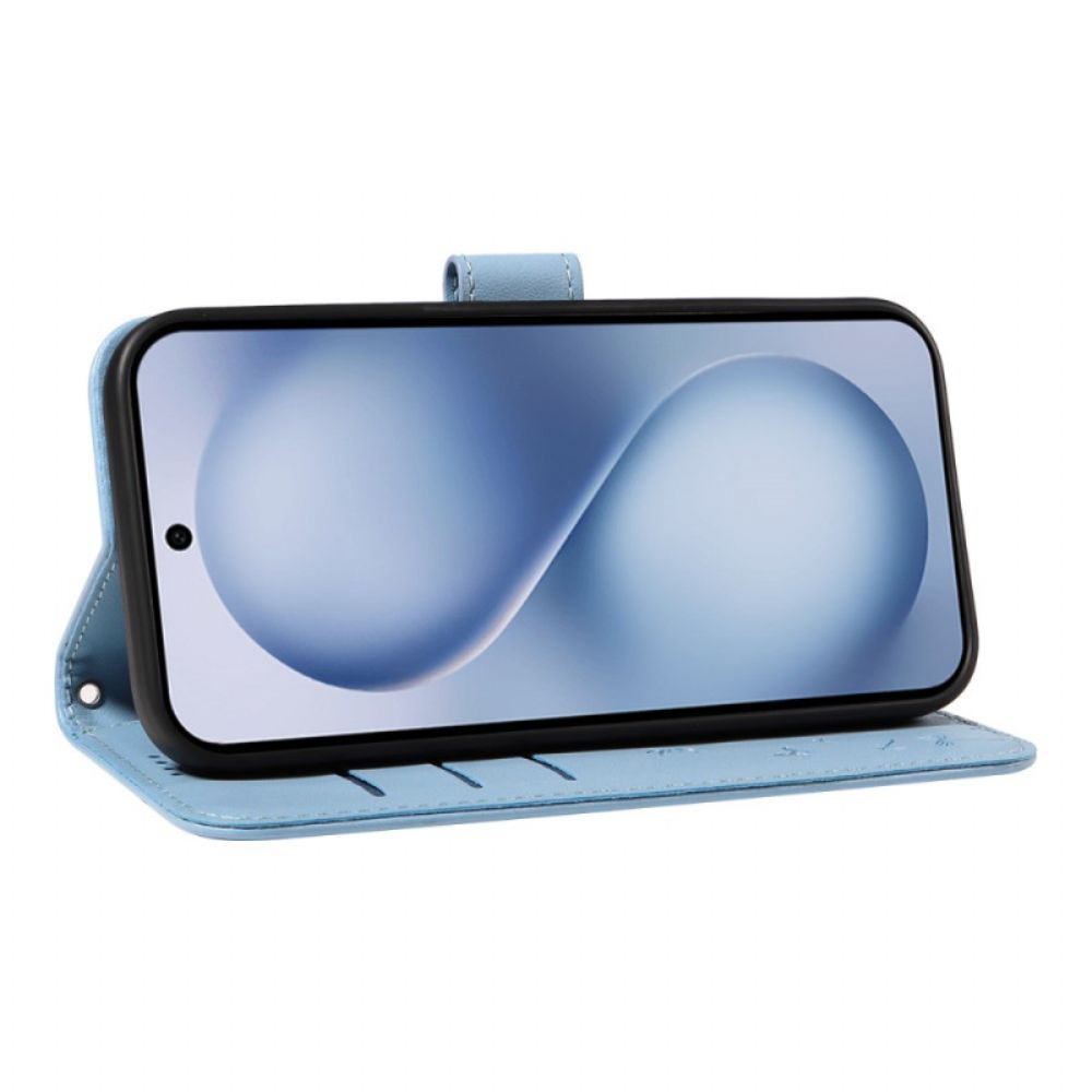 Leren Hoesje Voor Vivo X200 Fe Paardenbloembandje