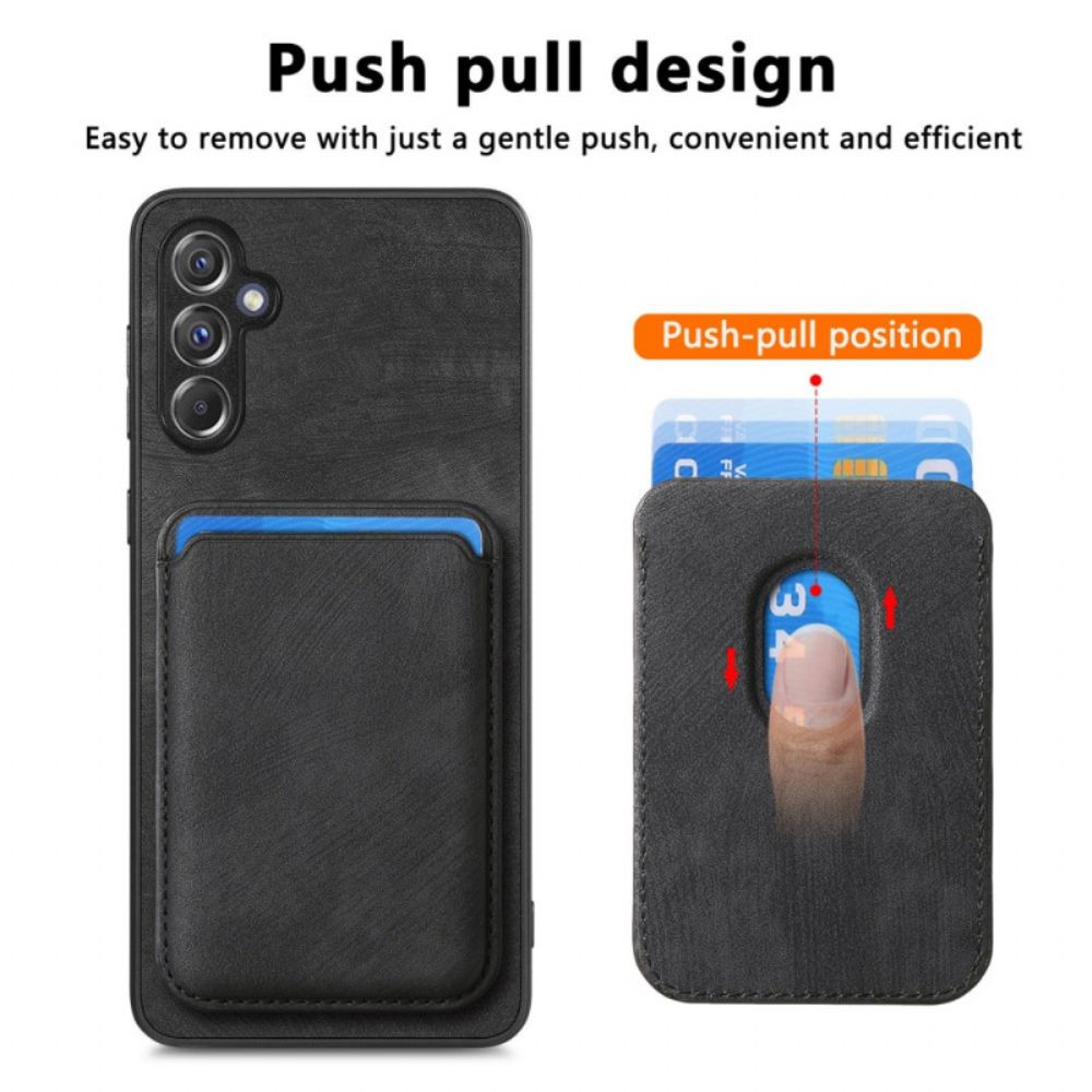 Case Hoesje Samsung Galaxy A15 5g Telefoonhoesje Afneembare Kaarthouder