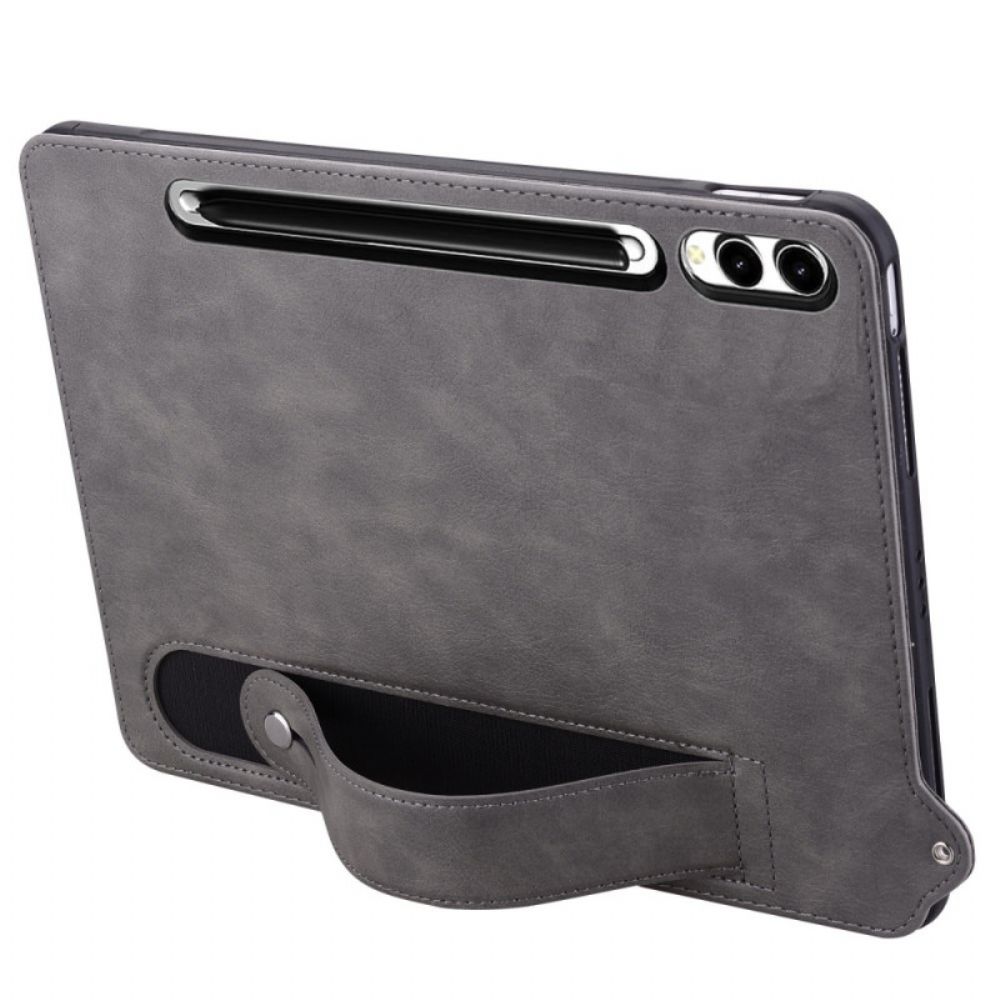 Cover Hoesje Samsung Galaxy Tab S11 Ultra Telefoonhoesje Lederlook Met Handmatige Bevestiging