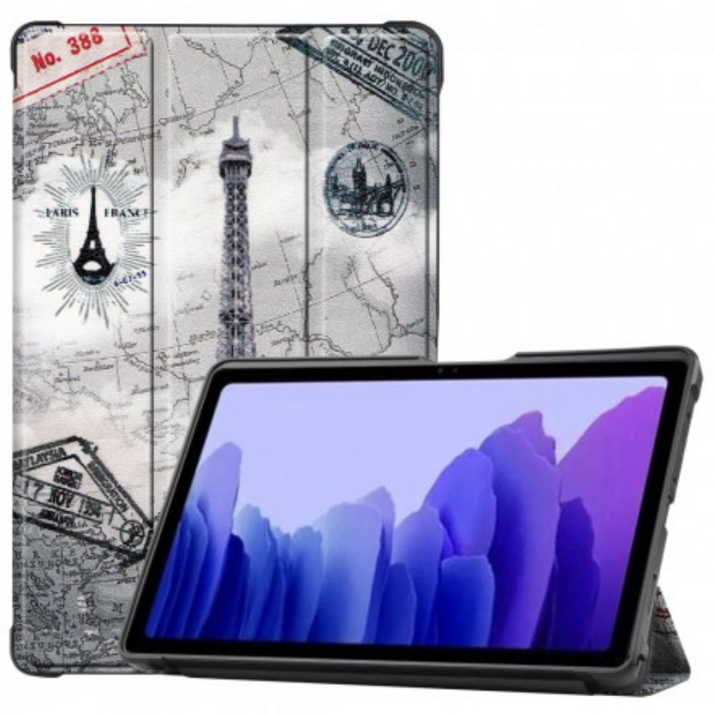 Bescherming Hoesje voor Samsung Galaxy Tab A7 Versterkte Eiffeltoren