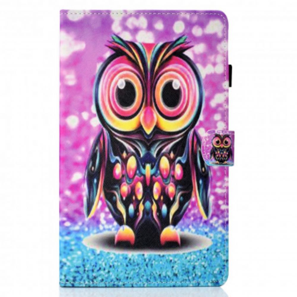 Flip Case voor Samsung Galaxy Tab A7 Uil Splitsen