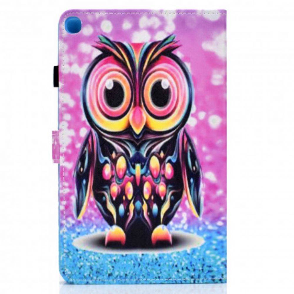 Flip Case voor Samsung Galaxy Tab A7 Uil Splitsen